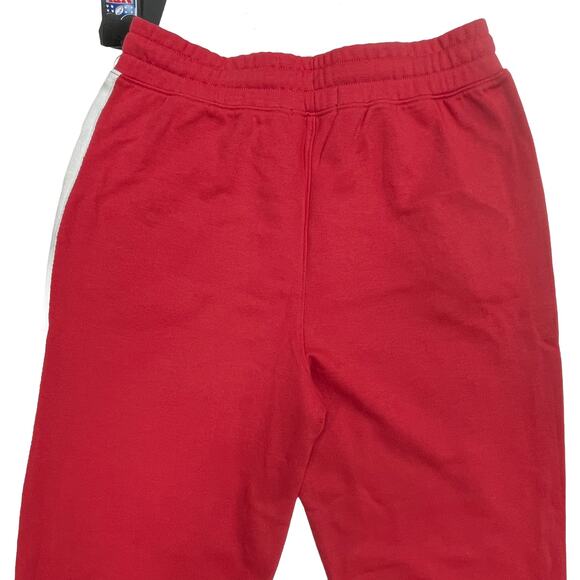 Junk Food Clothing NFL Kansas City Chiefs Overtime Jogger Sz S New $56 Red Cozy - Picture 5 of 9